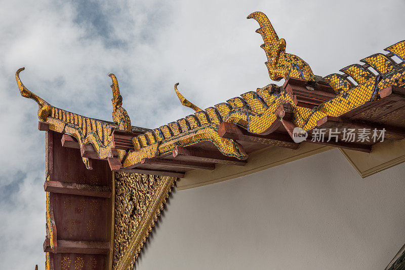 金色马赛克Wat Arun，曼谷，泰国